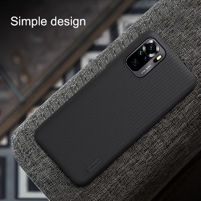 Picture of Nillkin ( Redmi Note 10/ 10S ) Super Frosted Shield Case for Redmi Note 10 4G (Global), Redmi Note 10S (India), Redmi Note 11 SE (India), Xiaomi Poco M5s - Black