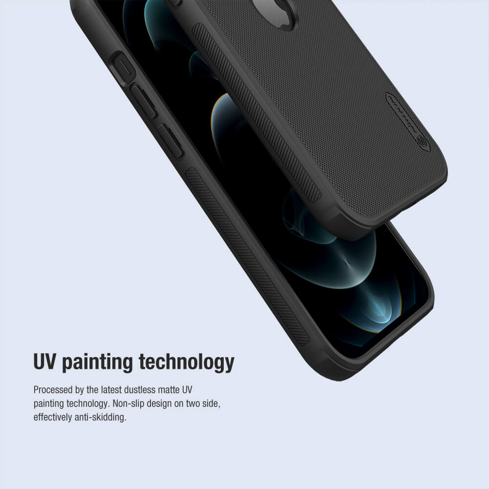 Picture of Nillkin ( Apple iPhone 13 Pro ) Hard PC + TPU Case for Apple iPhone 13 Pro Phone Cases Luxury Frosted PC + TPU Hard Protection Back Cover - Black