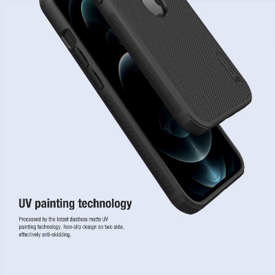 Picture of Nillkin ( Apple iPhone 13 Pro ) Hard PC + TPU Case for Apple iPhone 13 Pro Phone Cases Luxury Frosted PC + TPU Hard Protection Back Cover - Black