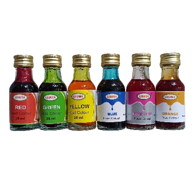 Picture of 5 Pcs Lihama Organic Combo Food Flavouring Essence Set ( Mango + Chocolate + Strawberry + Pineapple + Lemon ) - 32 ml x 5 Pcs