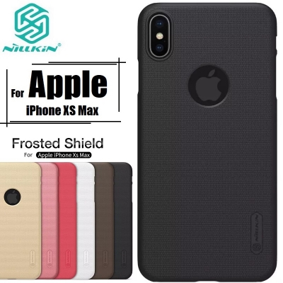 Picture of Nillkin ( iPhone XS Max ) Frosted Shield Back Case Cover for Apple iPhone XS Max - Black (Back Case Cover For Smartphone)
