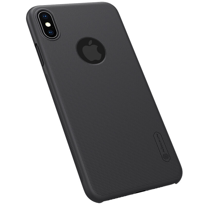 Picture of Nillkin ( iPhone XS Max ) Frosted Shield Back Case Cover for Apple iPhone XS Max - Black (Back Case Cover For Smartphone)