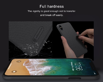 Picture of Nillkin ( iPhone XS Max ) Frosted Shield Back Case Cover for Apple iPhone XS Max - Black (Back Case Cover For Smartphone)