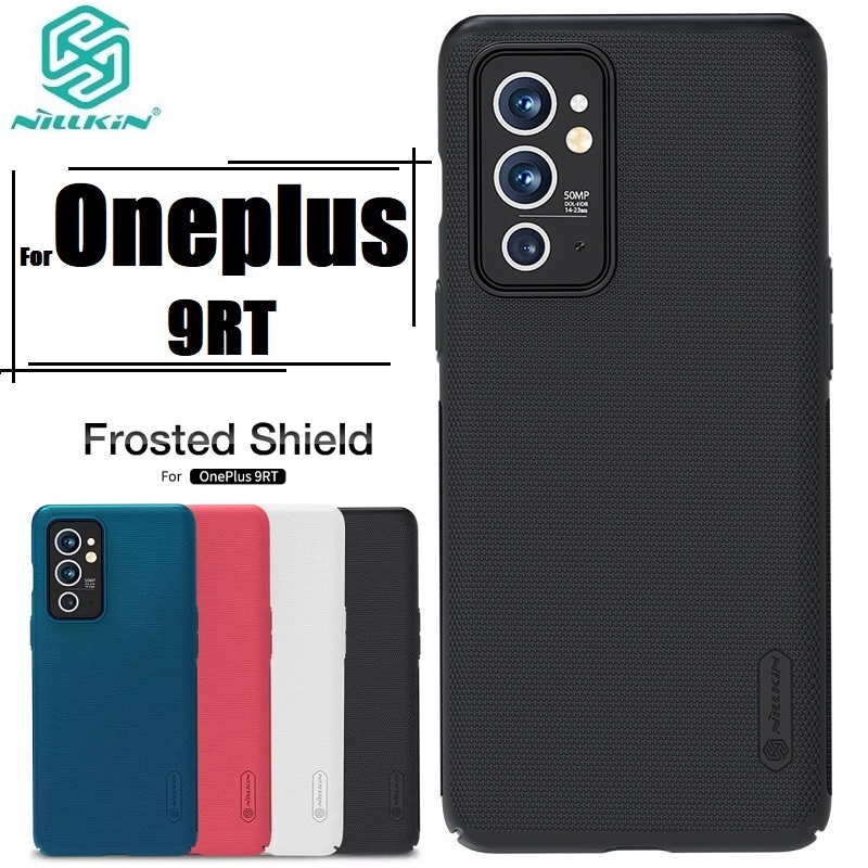 Picture of Nillkin ( Oneplus 9RT 5G ) Super Frosted Shield Matte cover case for Oneplus 9RT 5G Smartphone Back Cover Case  - Black Shockproof, Durable, Dust Proof, Environmental PC Material