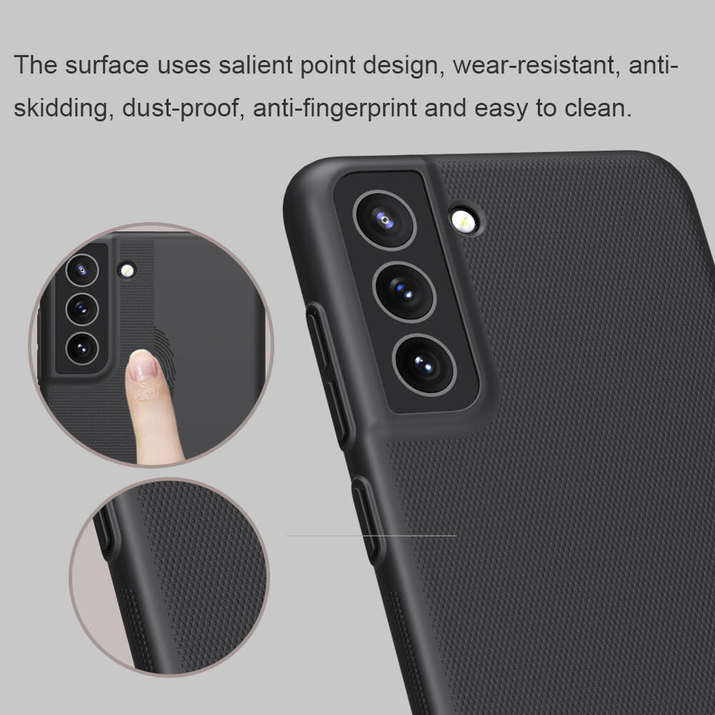 Picture of Nillkin (Galaxy S21 FE 5G) Super Frosted Shield Matte cover case for Samsung Galaxy S21 FE 5G (Fan edition 2021) - Black