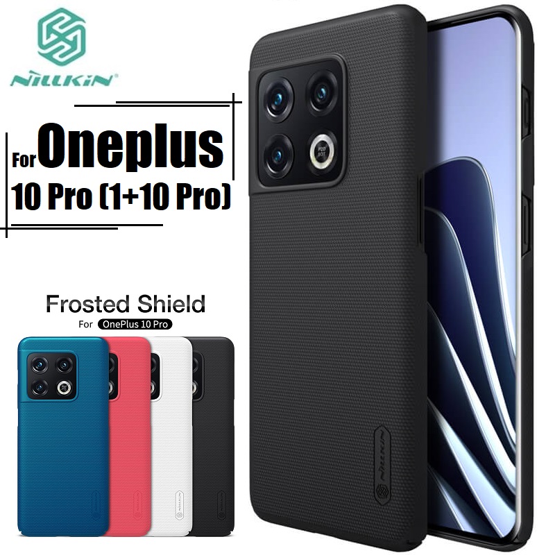 Picture of OnePlus 10 Pro Nillkin ( 1+10 Pro ) Super Frosted Shield Matte cover case for Oneplus 10 Pro Smartphone Back Cover Case - Black