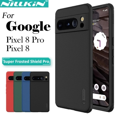 Picture of ( Google Pixel 8 Pro ) Nillkin Super Frosted Shield Pro Matte cover case for Google Pixel 8 Pro Smart Phone Back Cover Case - Black