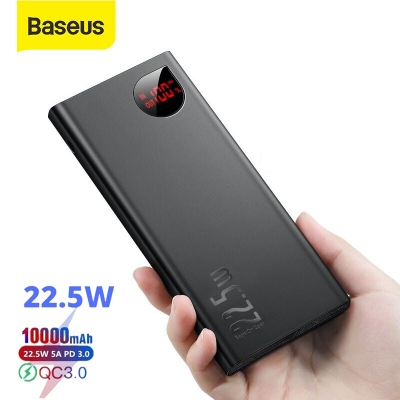 Picture of Baseus Adaman Metal Digital Display Quick Charge Power Bank 22.5W 10000mAh
