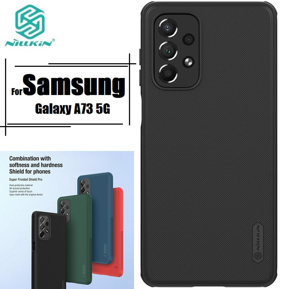 Picture of Samsung Galaxy A73 5G Phone Nillkin (Galaxy A73 5G) Hard PC TPU Case Luxury Frosted PC + TPU Hard Protection Back Cover