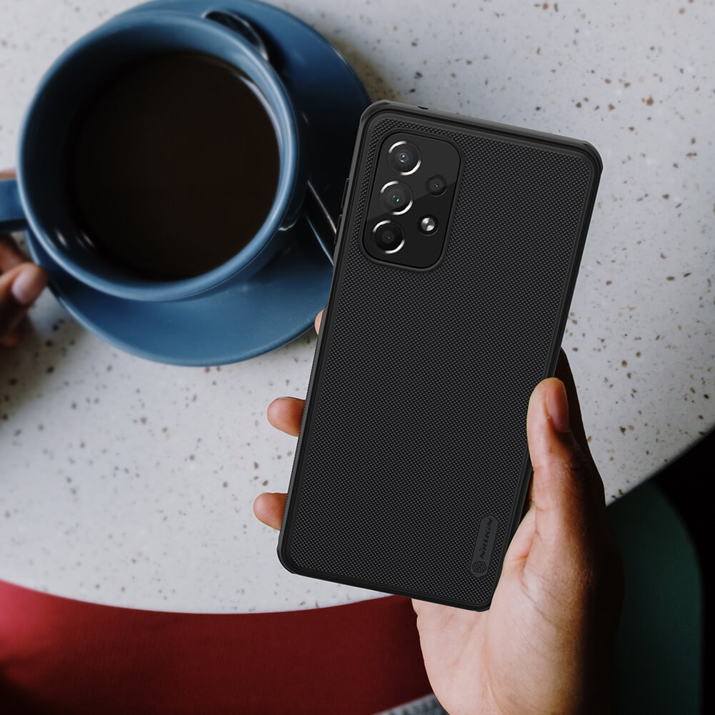 Picture of Samsung Galaxy A73 5G Phone Nillkin (Galaxy A73 5G) Hard PC TPU Case Luxury Frosted PC + TPU Hard Protection Back Cover