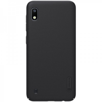 Picture of Nillkin Super Frosted Shield Case For Samsung Galaxy A10 Smart Phone Back Cover Case - Black