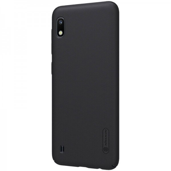 Picture of Nillkin Super Frosted Shield Case For Samsung Galaxy A10 Smart Phone Back Cover Case - Black