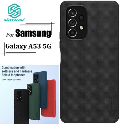 Picture of Nillkin (Galaxy A53 5G) Hard Pc + Tpu Case For Samsung Galaxy A53 5G Phone Cases Luxury Frosted Pc + Tpu Hard Protection Back Cover - Black