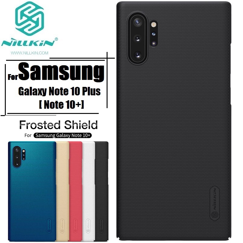Picture of Nillkin ( Galaxy Note 10+ 5G ) Super Frosted Shield Matte cover case for Samsung Galaxy Note 10 Plus, Samsung Galaxy Note 10 Plus 5G - Black