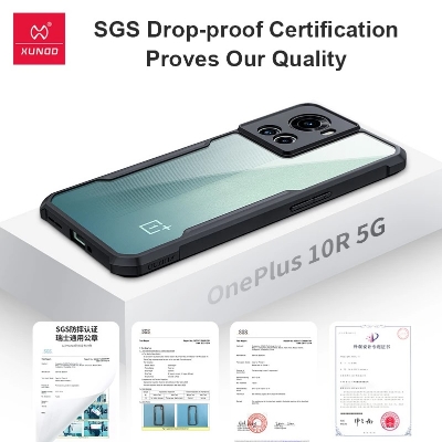 Picture of Xundd Case For Oneplus 10R / Oneplus Ace Case Shockproof Transparent Phone Cover - Phone Back Cover