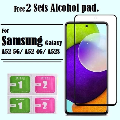 Picture of Samsung Galaxy A52 5G/ A52 4G/ A52S - Premium Quality Full Cover Glass HD Clear Tempered Glass Screen Protector...