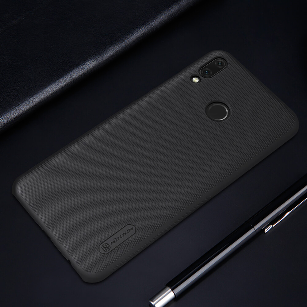 Picture of Nillkin { Huawei Y9 (2019) } Super Frosted Shield Matte cover case for Huawei Y9 (2019) Smart Phone Back Cover Case - Black