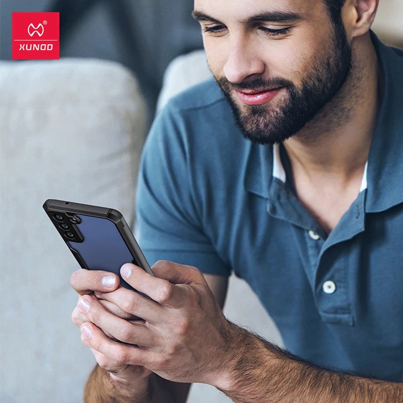 Picture of Samsung Galaxy S21 FE 5G Xundd Beetle Series For Samsung Galaxy S21 FE 5G Series Flat Leather Shockproof Bumper Case - Camera - Phone