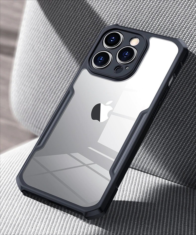 Picture of Xundd Case For iPhone 14 Pro Case Shockproof Transparent Bumper Back Phone Cover For iPhone14 Pro 2022 - Black