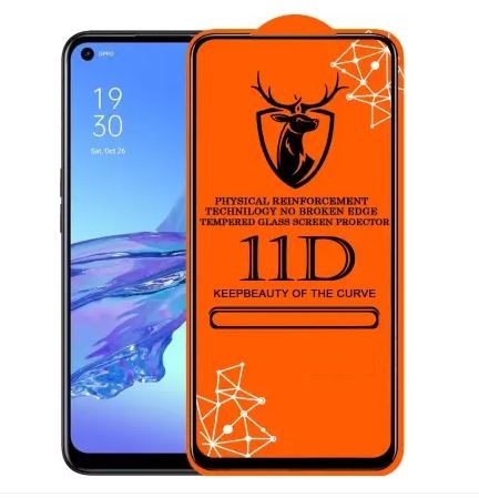 Picture of For Oneplus 9 ( 6.55" ) Full Glue 11D HD Tempered premium protection Glass For Oneplus 9 = 1 Pcs