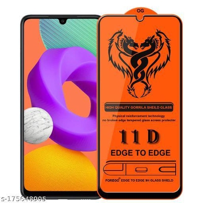 Picture of Samsung Galaxy A13 4G/ Galaxy A22 5G/ Galaxy A23 4G & 5G 11D/21D Full Glue Tempered Glass Edge to Edge Protection Screen Protector ( 6.6") - Black