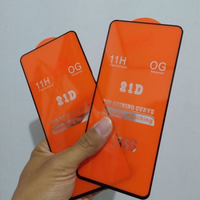 Picture of Full Glue 11D/21D High Quality Tempered Glass Screen Protector For Xiaomi Redmi Note 11s/Redmi Note 11 ( 6.43") - Black & Transparent