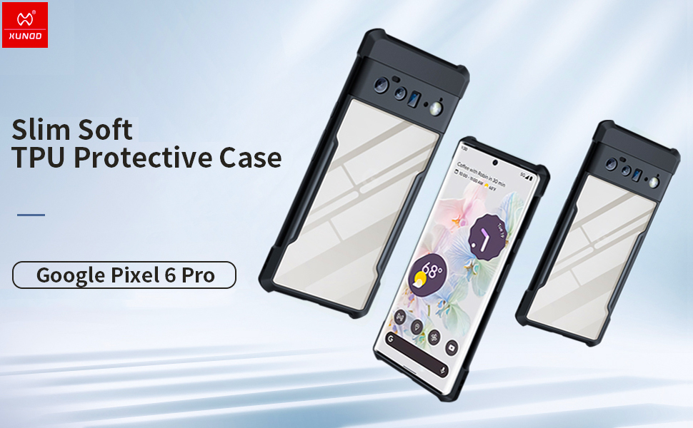 Picture of Xundd ( Pixel 6 Pro ) Protective Back Cover For Google Pixel 6 Pro Cases Shockproof Airbag Bumper Soft Back Transparent Shell Covers (Back Case Cover For Smartphone)