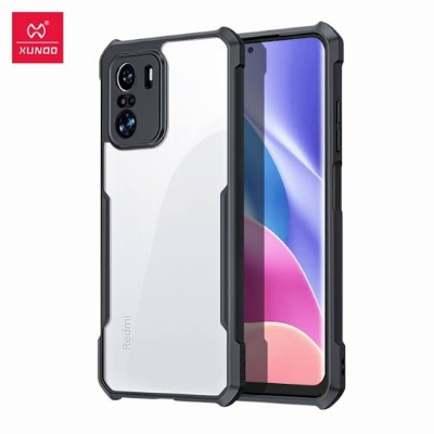 Picture of Brand Cover " Xundd " Beetle Series For Xiaomi Redmi K40 / K40 Pro / Xiaomi Poco F3 / Xiaomi Mi 11i / Xiaomi Mi 11X Series Flat Leather Shockproof Bumper Case - Black