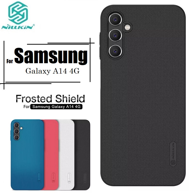 Picture of Nillkin ( Galaxy A14 4G ) Super Frosted Shield Matte cover case for Samsung Galaxy A14 4G Smart Phone cover case - Black