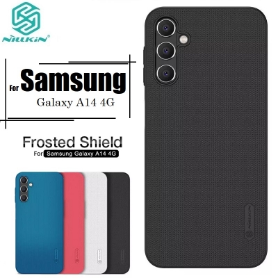 Picture of Nillkin ( Galaxy A14 4G ) Super Frosted Shield Matte cover case for Samsung Galaxy A14 4G Smart Phone cover case - Black