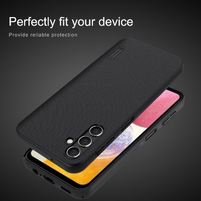 Picture of Nillkin ( Galaxy A14 4G ) Super Frosted Shield Matte cover case for Samsung Galaxy A14 4G Smart Phone cover case - Black