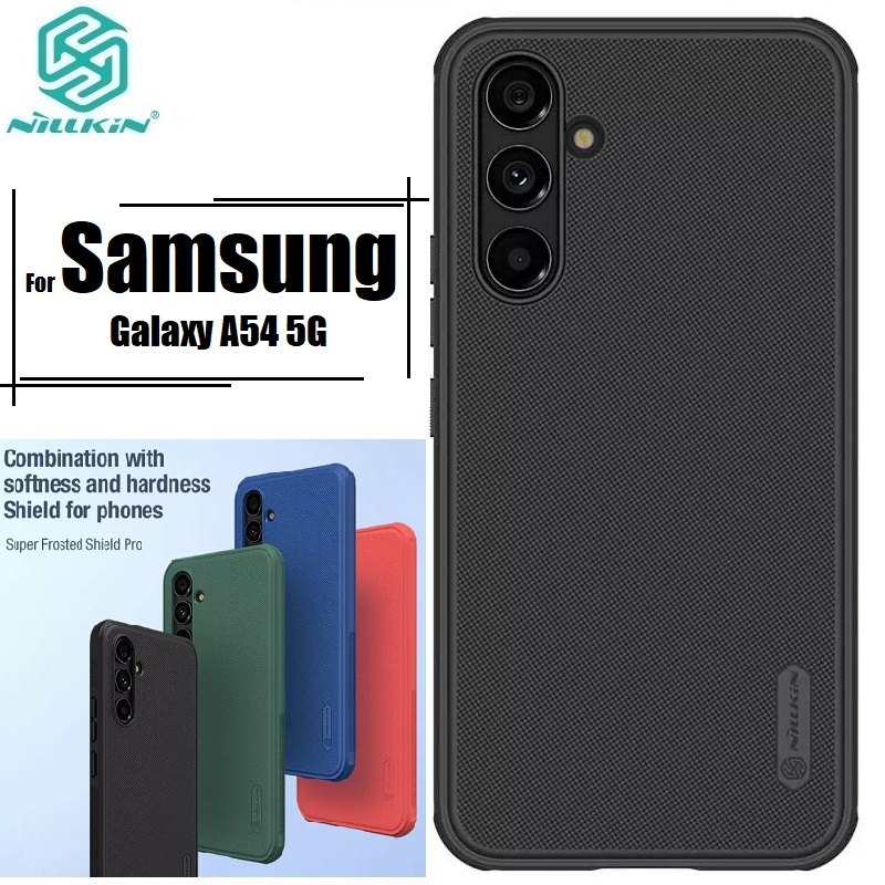 Picture of Nillkin (Galaxy A54 5G) Super Frosted Shield Pro Matte cover case for Samsung Galaxy A54 5G  - Black  Nillkin / Back Case / Back Cover / Back Part / Samsung Galaxy A54 5G