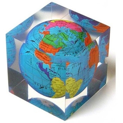 Picture of Globe Paper Weight for Desk Usage