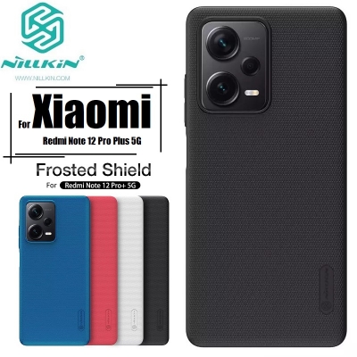 Picture of Nillkin (Redmi Note 12 Pro+) Super Frosted Shield Matte cover case for Xiaomi Redmi Note 12 Pro Plus Nillkin Back Case - Black