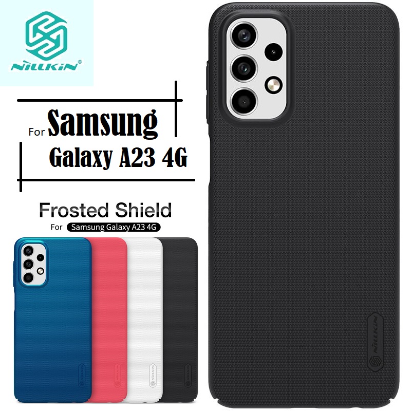 Picture of Nillkin ( Galaxy A23 4G, 5G ) Super Frosted Shield Matte Cover Case For Samsung Galaxy A23 4G, 5G Phone Back Cover - Black