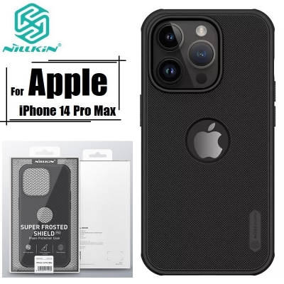 Picture of Nillkin (iPhone 14 Pro Max 6.7) Super Frosted Shield Pro Matte cover case for Apple iPhone 14 Pro Max 6.7 (2022) (with LOGO cutout) - Black