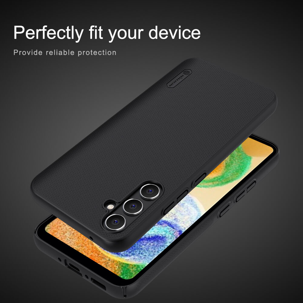 Picture of Nillkin ( Galaxy A34 5G ) Super Frosted Shield Matte Case for Samsung Galaxy A34 5G Smartphone Back Cover Case  - Black