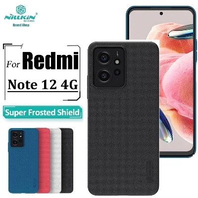Picture of Nillkin Redmi Note 12 4G Case - Super Frosted Shield Matte Cover (Black)