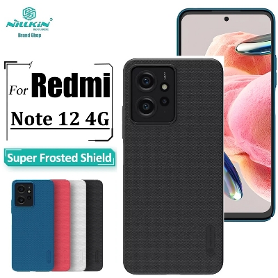 Picture of Nillkin Redmi Note 12 4G Case - Super Frosted Shield Matte Cover (Black)