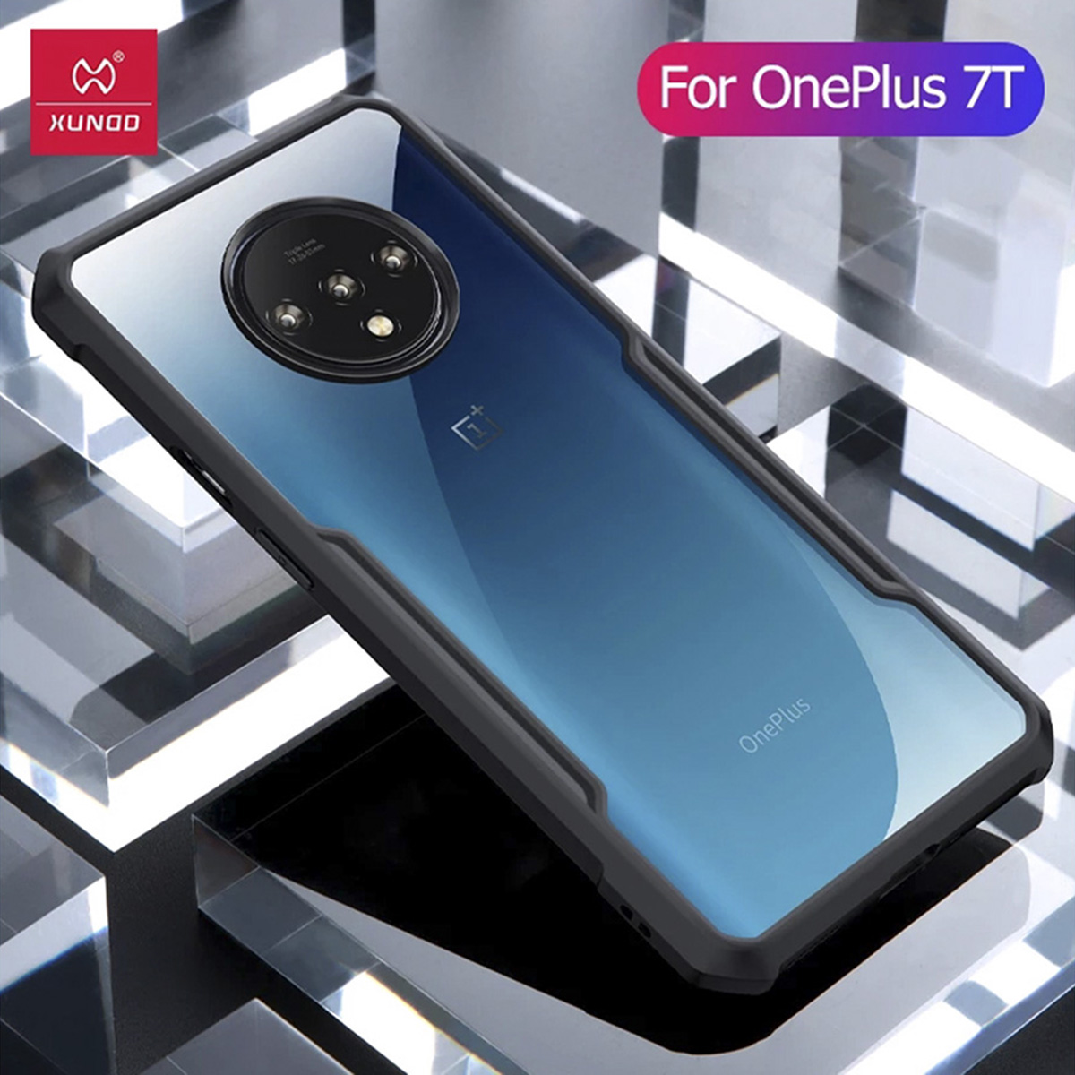 Picture of Xundd ( OnePlus 7T ) Protective Cover For OnePlus 7T Case Shockproof Airbag Bumper Soft Back Transparent Shell Covers