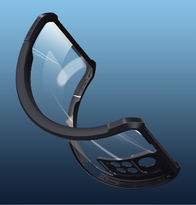 Picture of Xundd [ Redmi Note 12 Pro 4G ] Beatle Clear Hybrid Shock Proof Armor Case for Xiaomi Redmi Note 12 Pro 4G  - Black