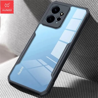Picture of Xundd [ Redmi Note 12 4G ] Beatle Clear Hybrid Shock Proof Armor Case for Xiaomi Redmi Note 12 4G  - Black