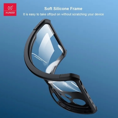 Picture of Xundd [ Redmi Note 12 4G ] Beatle Clear Hybrid Shock Proof Armor Case for Xiaomi Redmi Note 12 4G  - Black