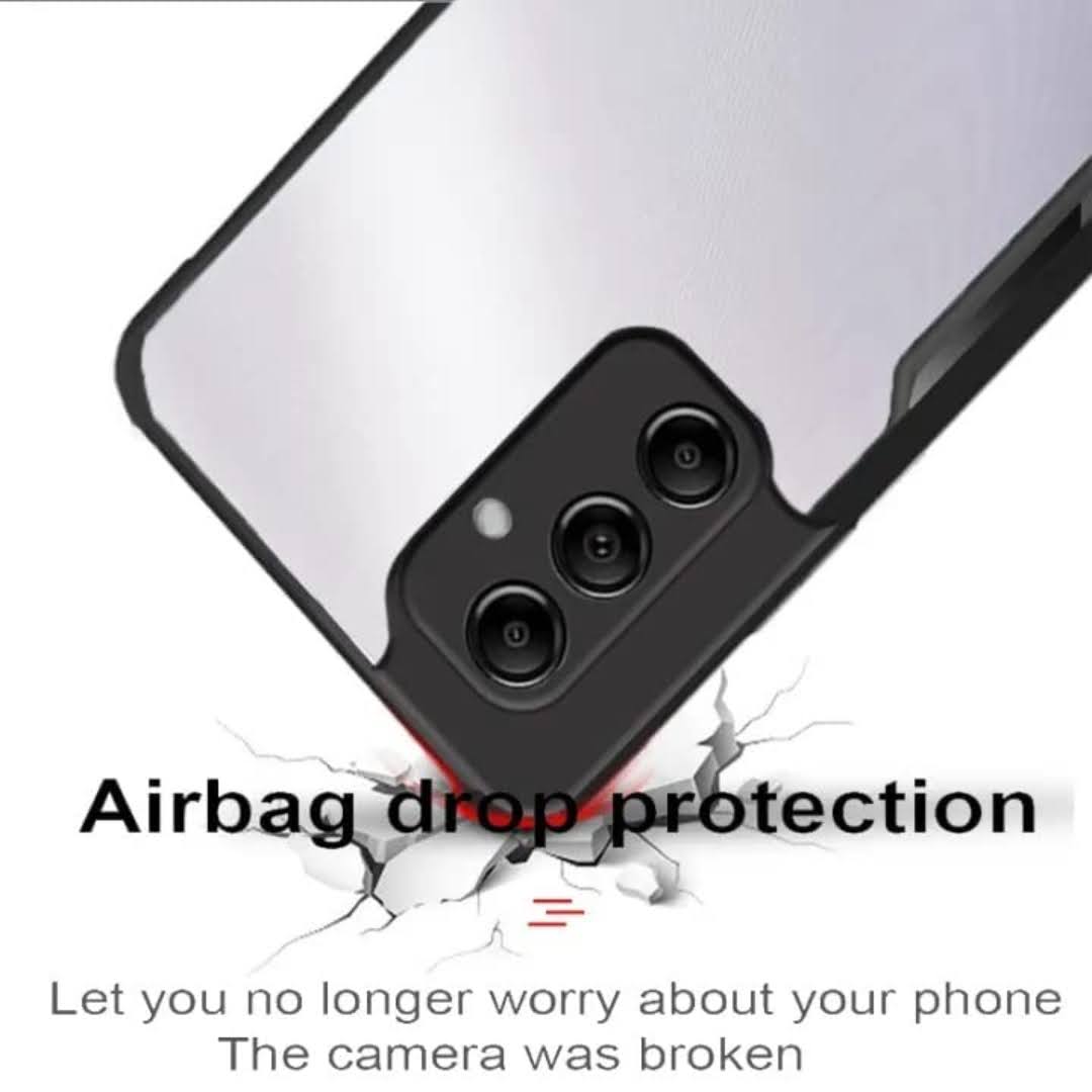 Picture of Xundd ( Galaxy A34 5G ) Beatle Clear Hybrid Shock Proof Armor Case for Samsung Galaxy A34 5G Smartphone Back Case - Black