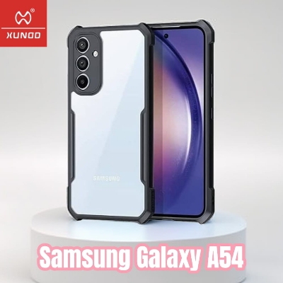 Picture of Brand Cover Xundd [ Galaxy A54 5G ] Beatle Clear Hybrid Shock Proof Armor Case for Samsung Galaxy A54 5G Smart Phone Back Case- Black