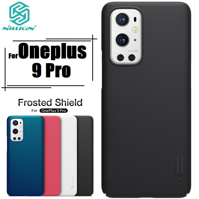 Picture of { OnePlus 9 Pro } Nillkin Super Frosted Shield Case Hard PC Back Cover for OnePlus 9 Pro Smart Phone Back Cover Case - Black