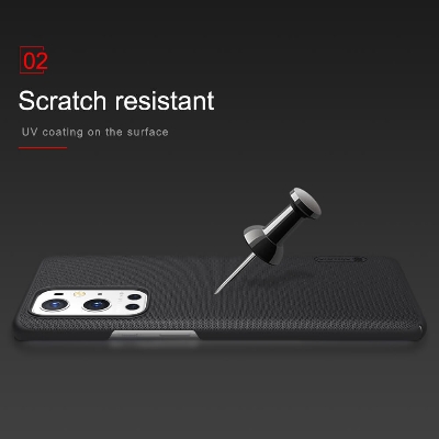 Picture of { OnePlus 9 Pro } Nillkin Super Frosted Shield Case Hard PC Back Cover for OnePlus 9 Pro Smart Phone Back Cover Case - Black