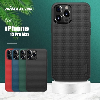 Picture of Nillkin (iPhone 13 Pro Max) Super Frosted Shield Pro Matte cover case for Apple iPhone 13 Pro Max (without LOGO cut) - Black