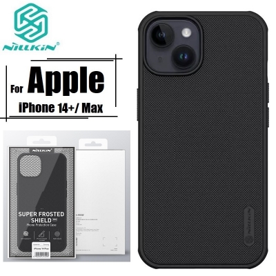 Picture of Nillkin (iPhone 14+) Super Frosted Shield Pro Matte cover case for Apple iPhone 14 Plus (without LOGO cut) - Black