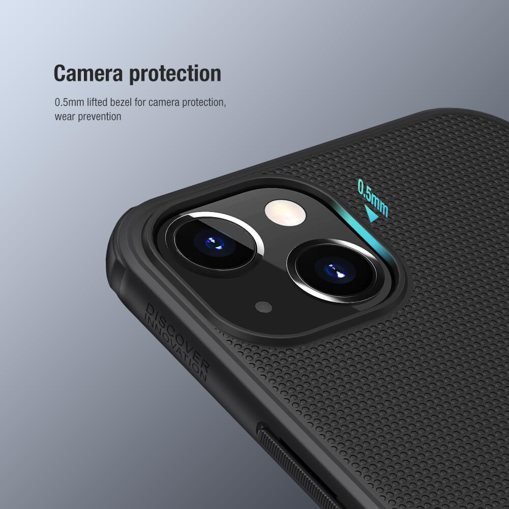 Picture of Nillkin (iPhone 14+) Super Frosted Shield Pro Matte cover case for Apple iPhone 14 Plus (without LOGO cut) - Black